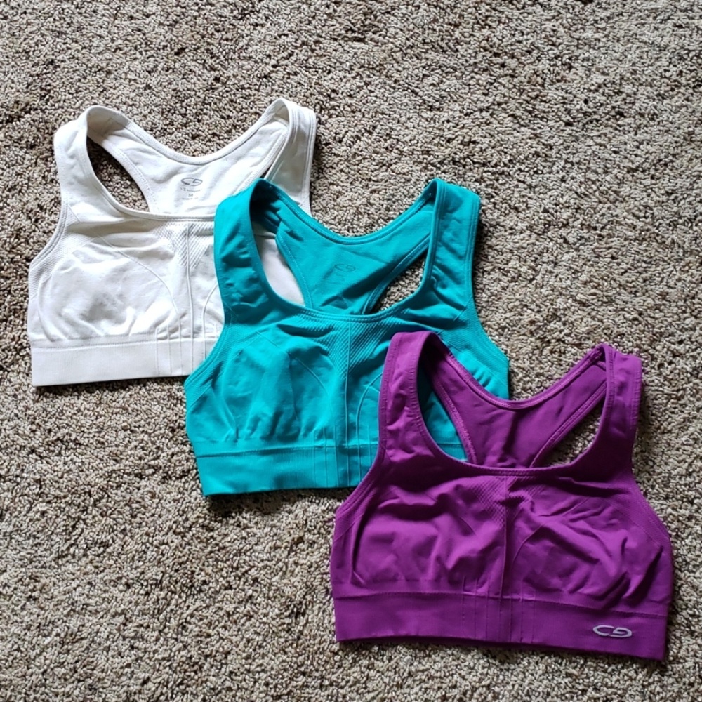 3 pack deal - Champion razor back sports bras